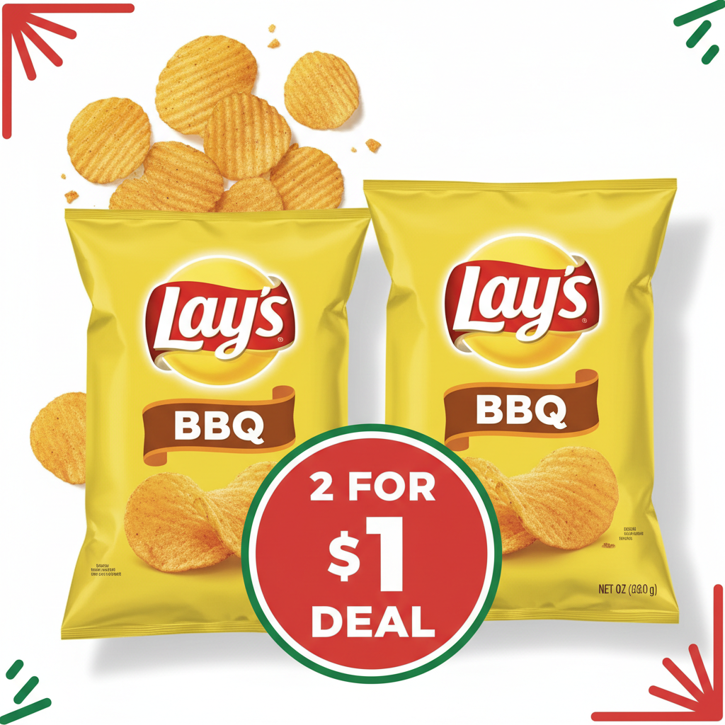 2/$1 Chip Lays Bbq