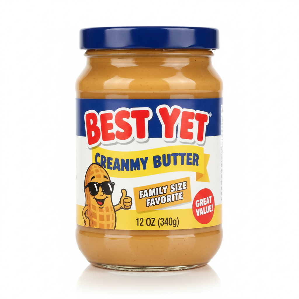 Best Yet Creamy Peanut Butter 12oz