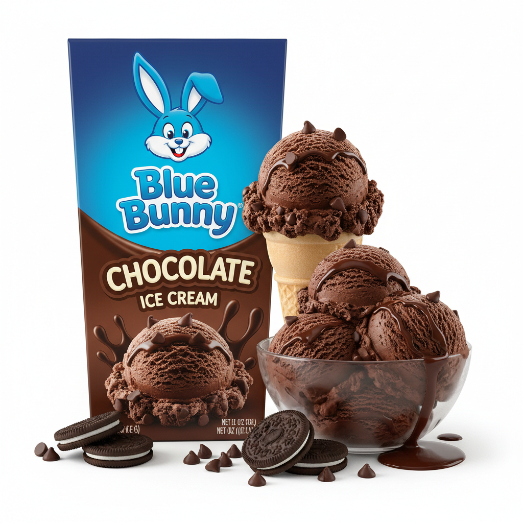 Blue Bunny Chocolate