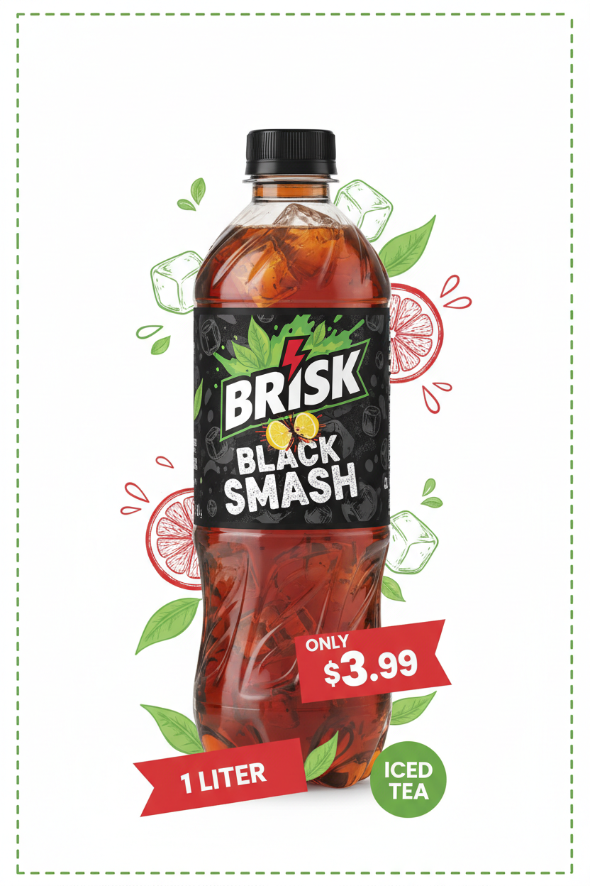 Brisk 1l Blk Smash