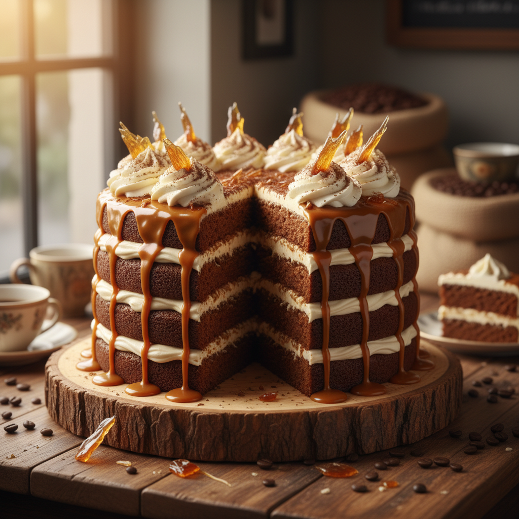 Caramel Latte Cake