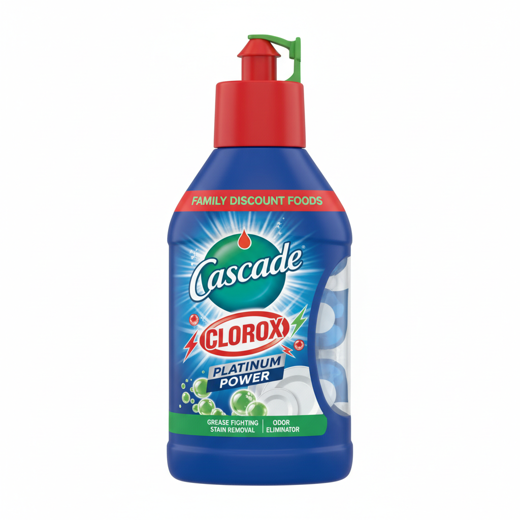 Cascade W/clorax Dish Detergent