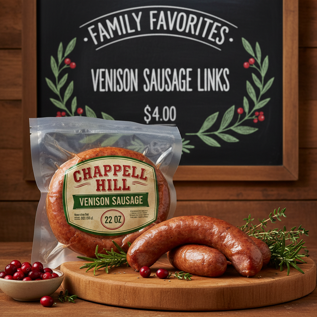 Chappell Hill Venison Sasage 22oz