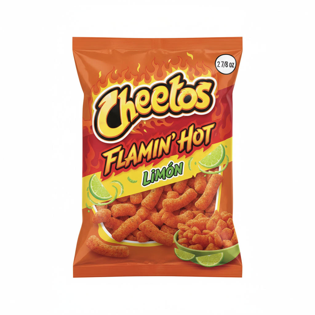 Cheetos Flaming Hot Limon 2 7/8 Oz