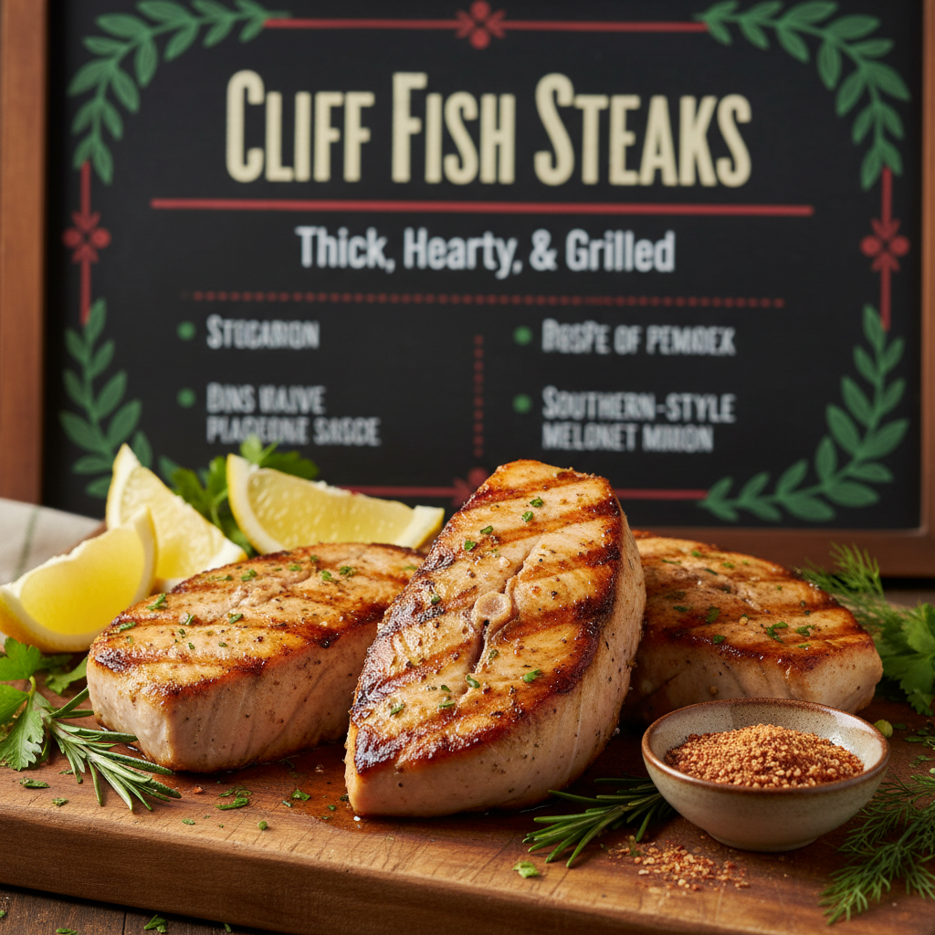 Cliff Fish Steaks