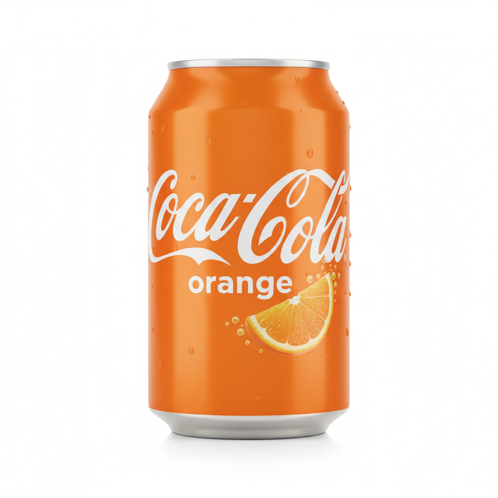 Coke Orange 12 Oz Can