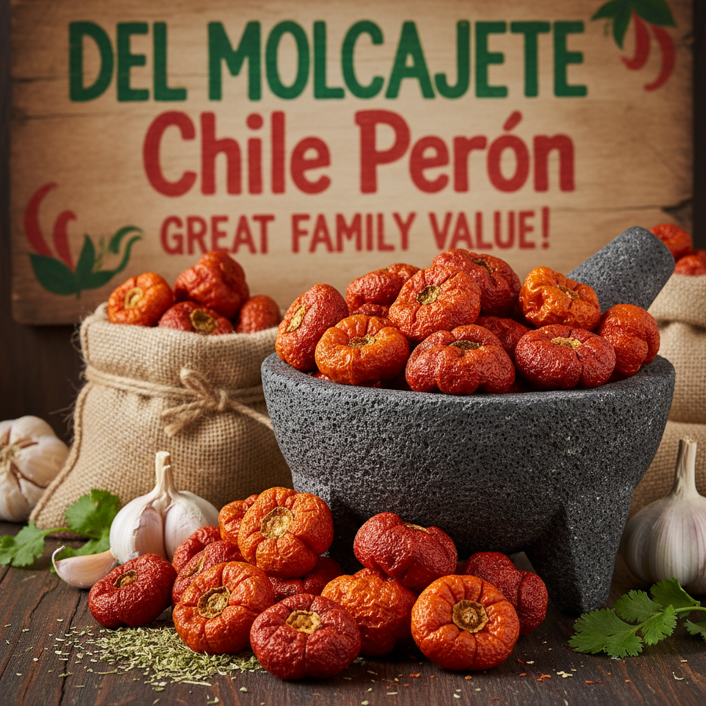 Del Molcajete Chile Peron