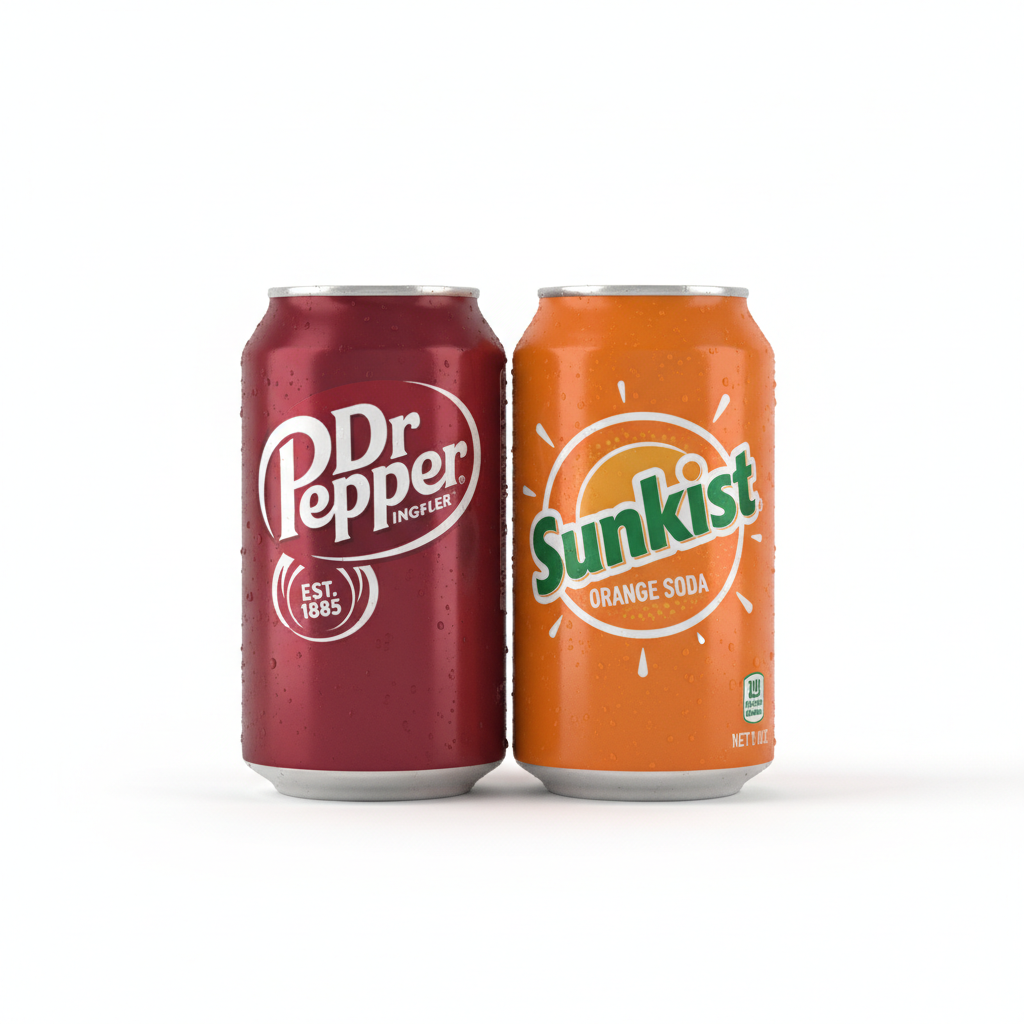 Dr Pepper Can Single Sunkist