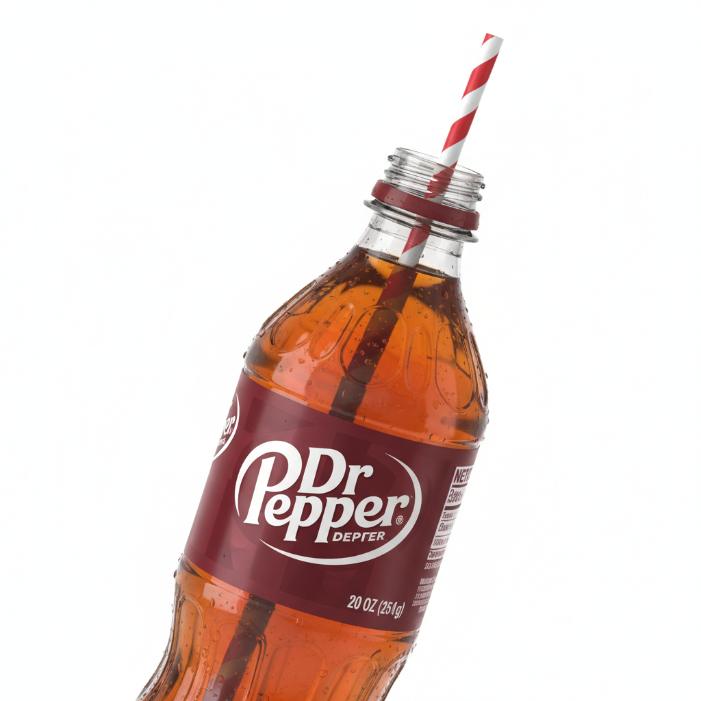 Dr Pepper Straw 20