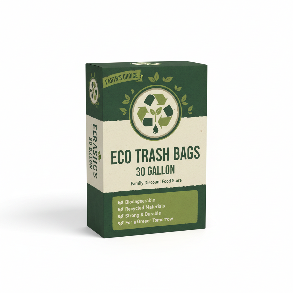 Eco Trash Bag 30 Gallon