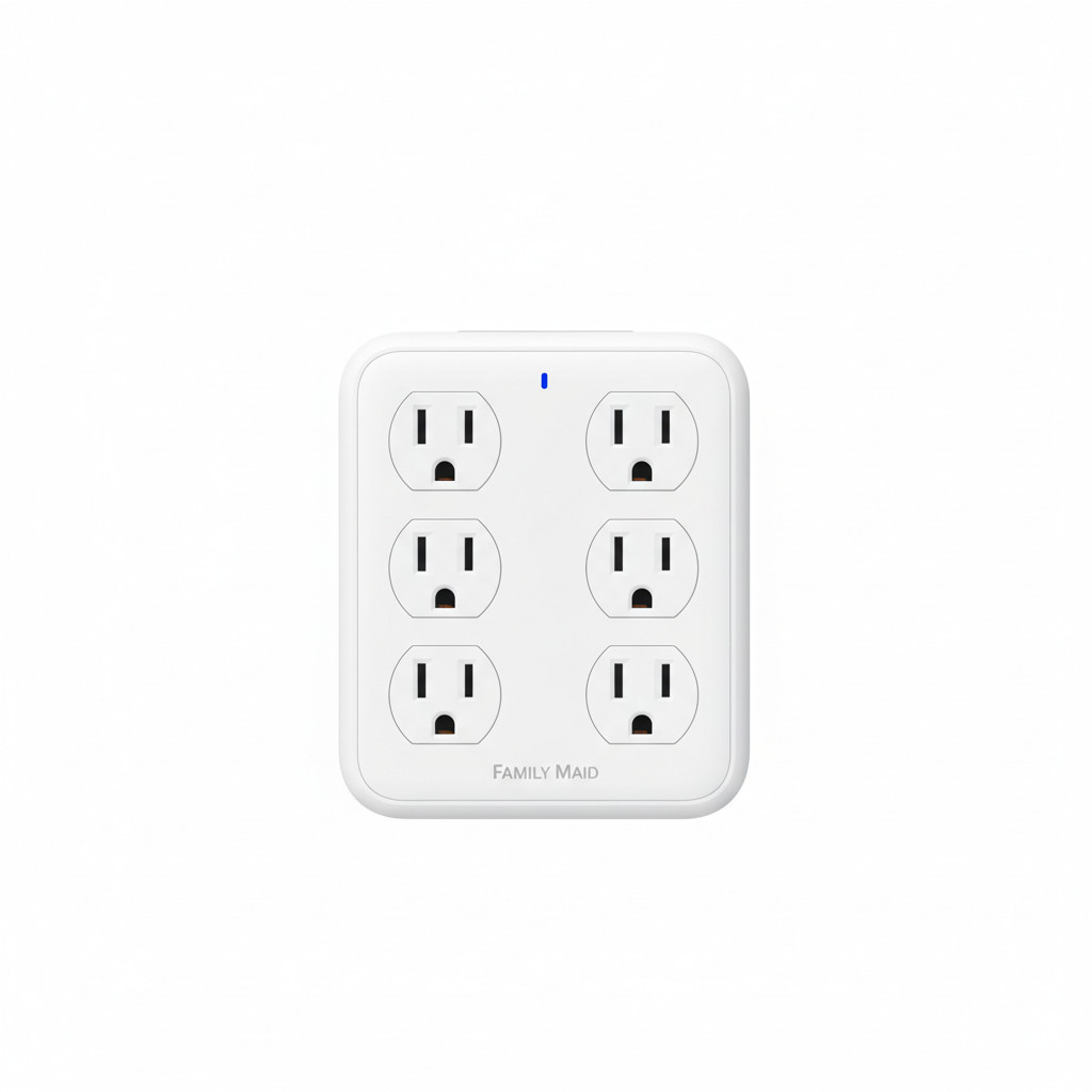Family Maid 6 Outlet Wall Adapter
