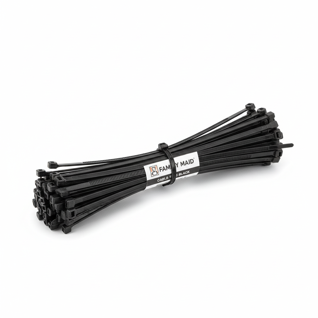 Family Maid Cable Ties Blk