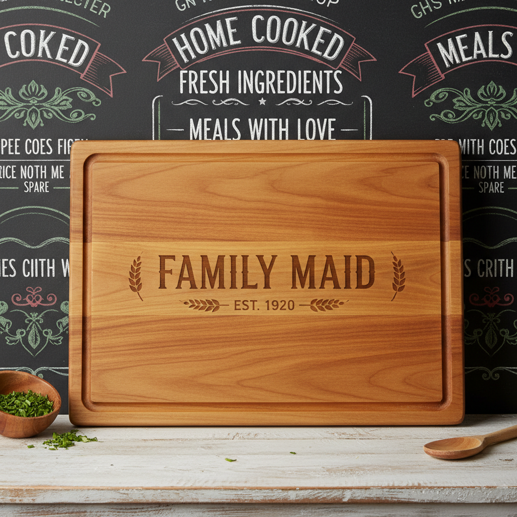 Family Maid Cutting Board