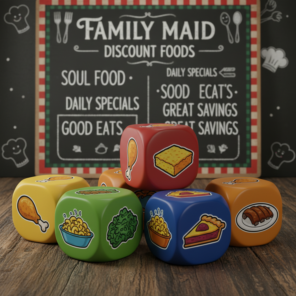 Family Maid Dice Set