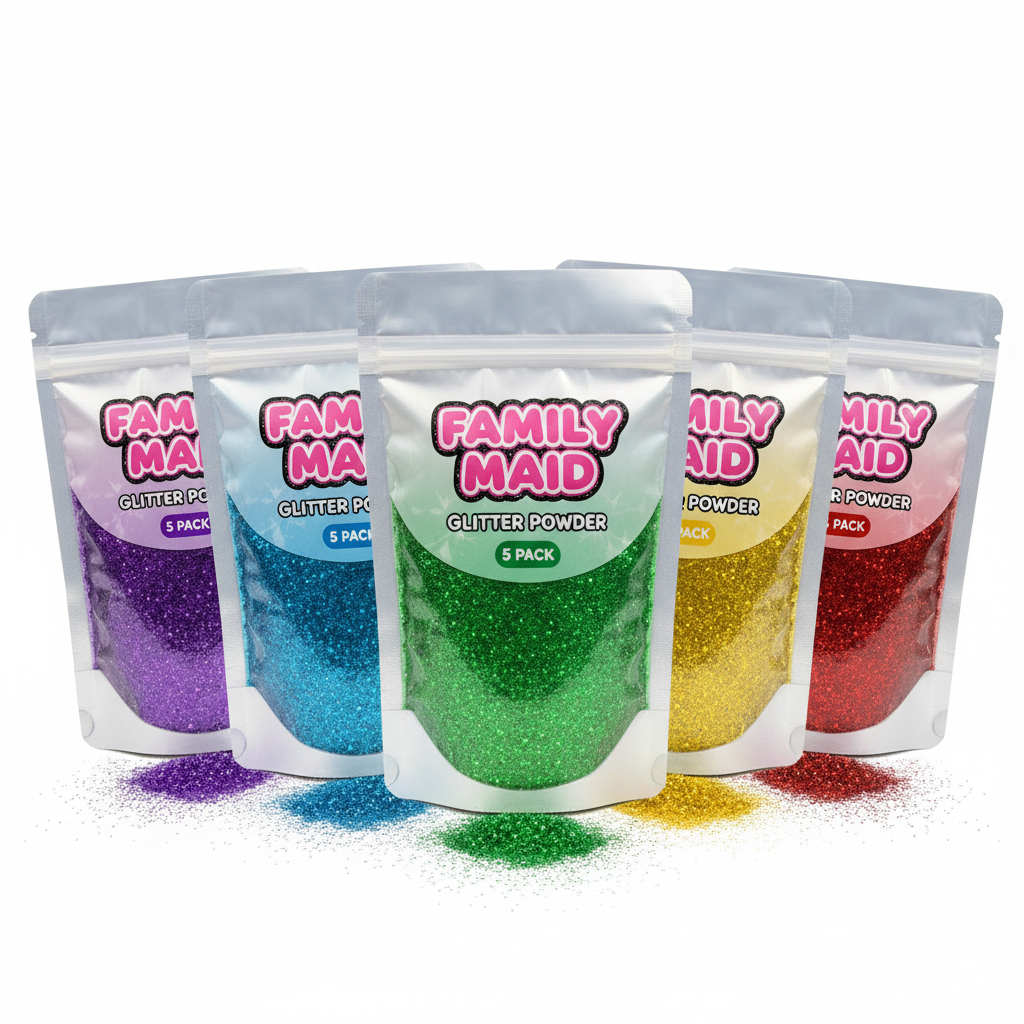 Family Maid Glitter Powder 5 Pk