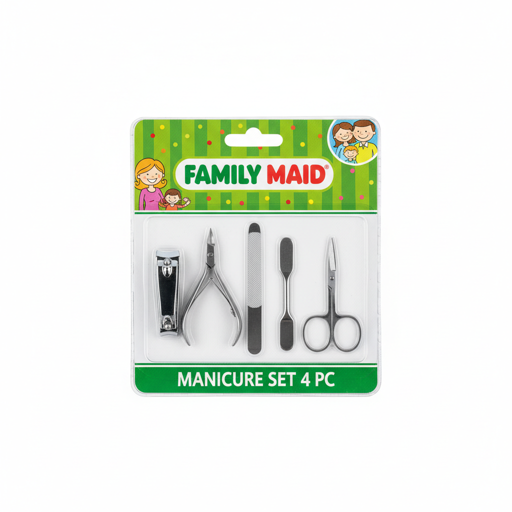 Family Maid Manicure Set 4 Pc