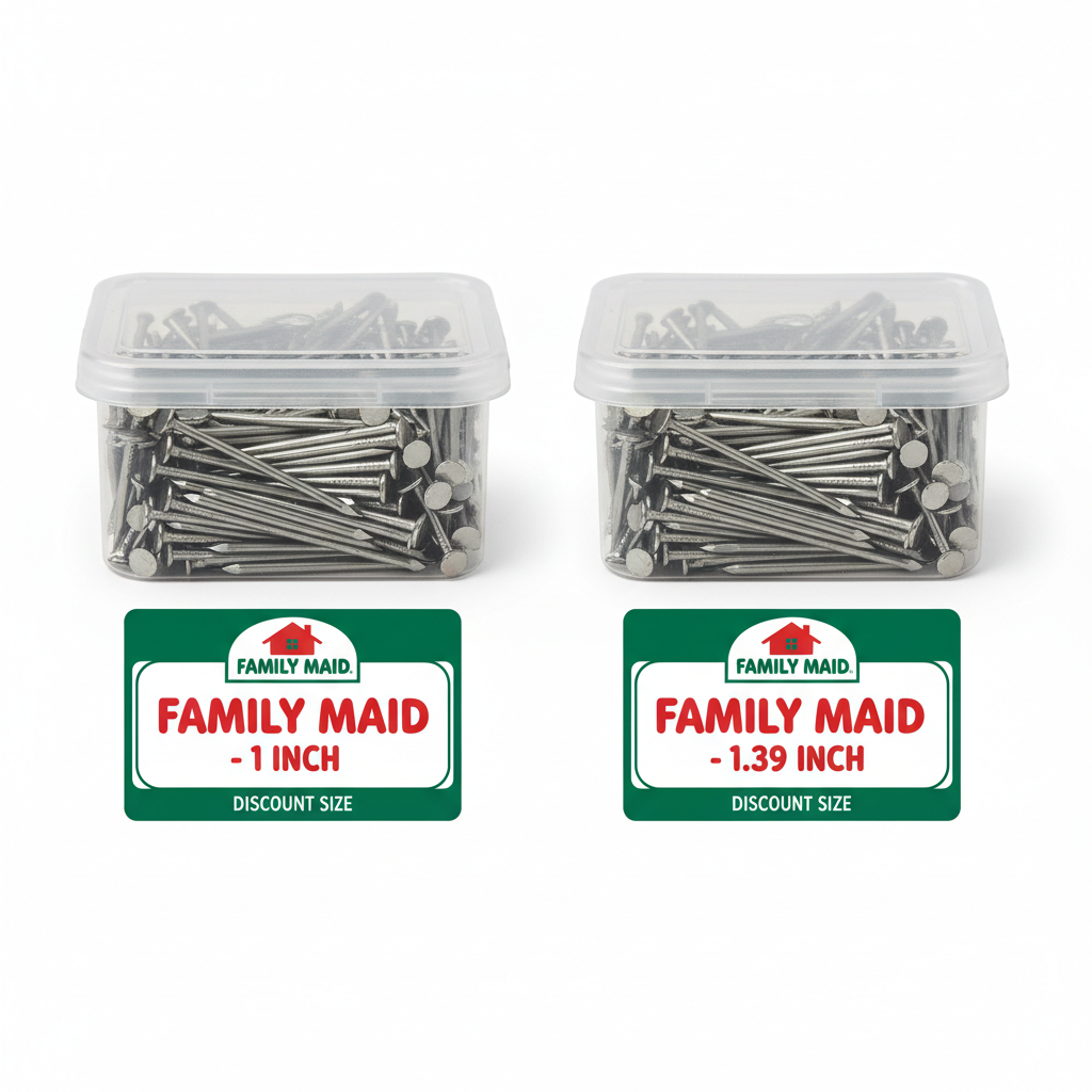 Family Maid Nails 1",1.39"