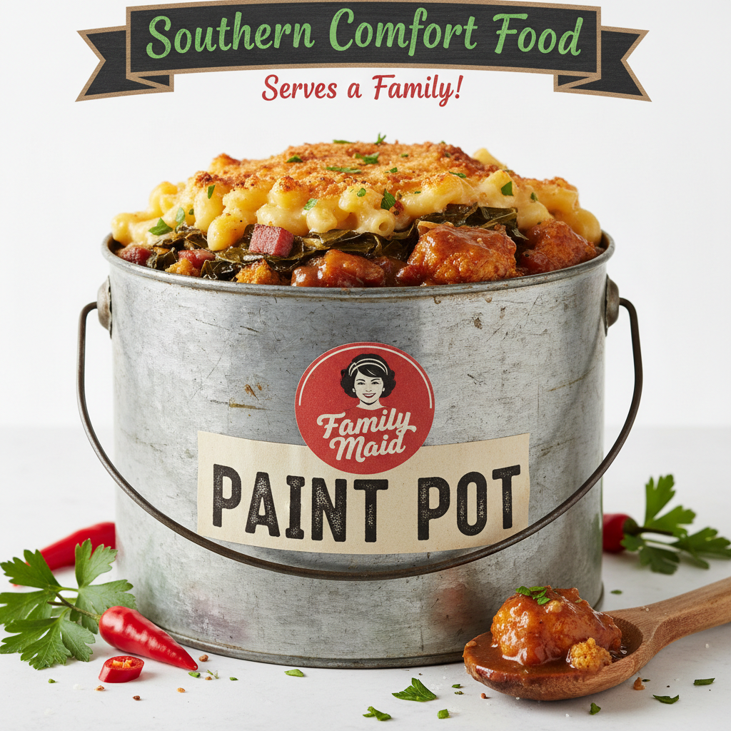 Family Maid Paint Pot