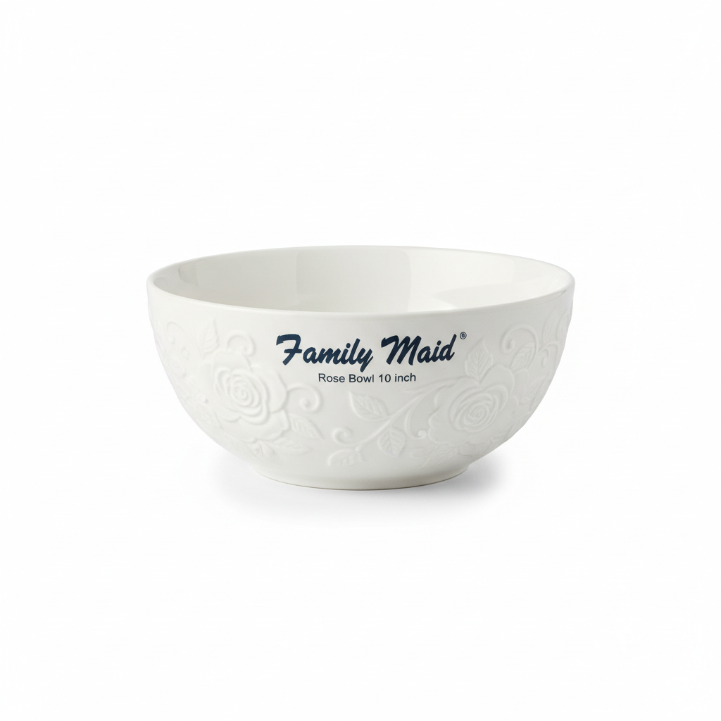 Family Maid Rose Bowl 10 In