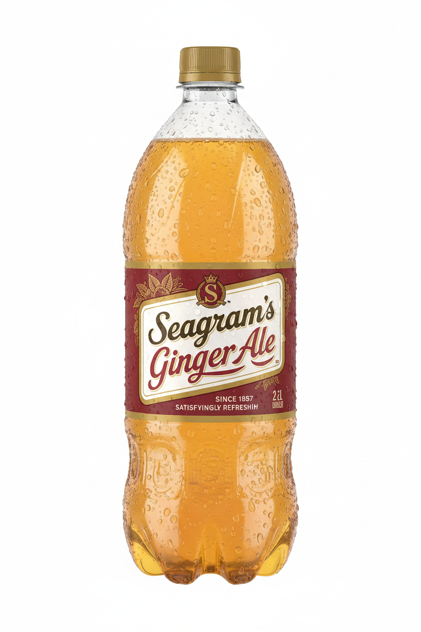 Ginger Ale Seagrams Soda 2li