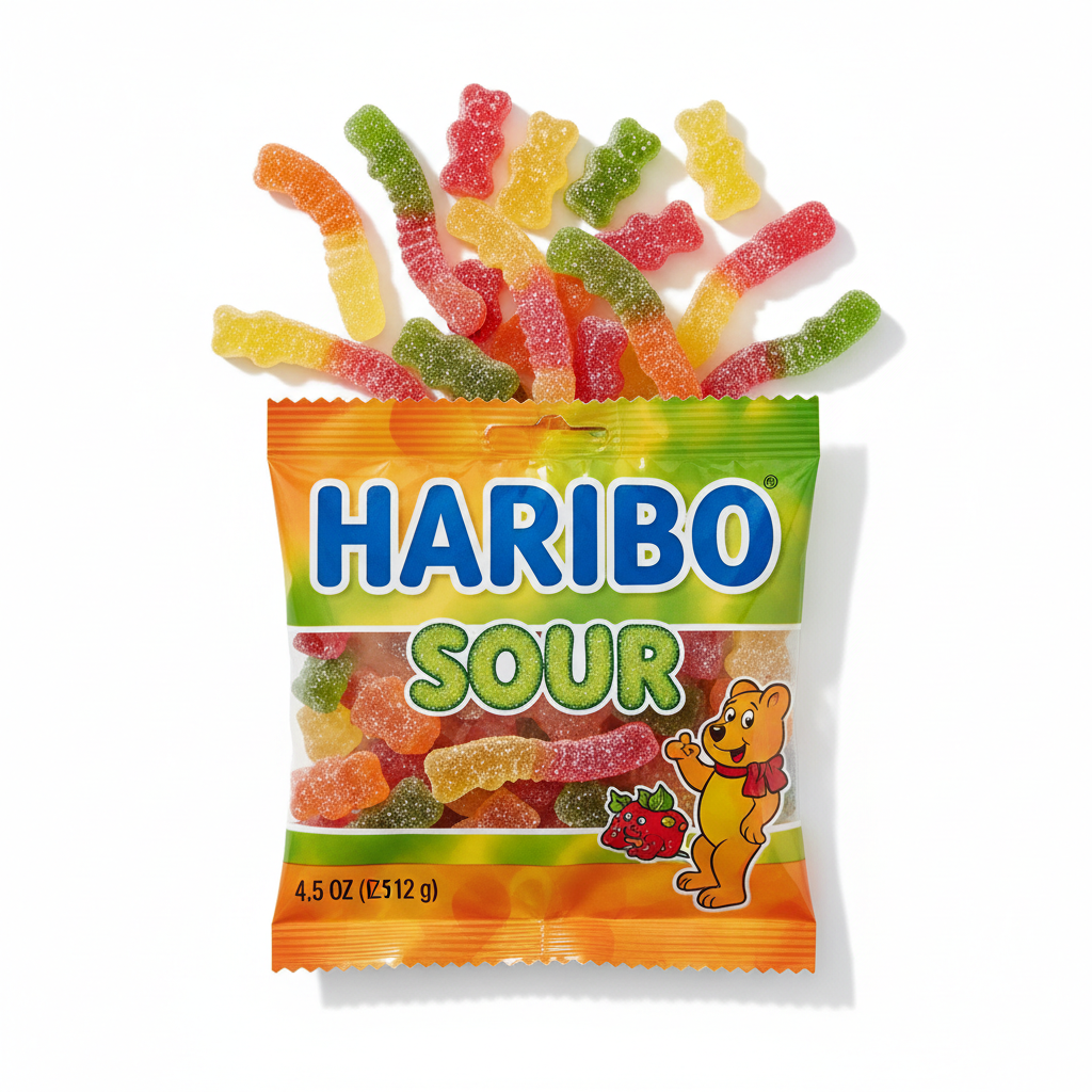 Haribo Sour 4.5 Oz