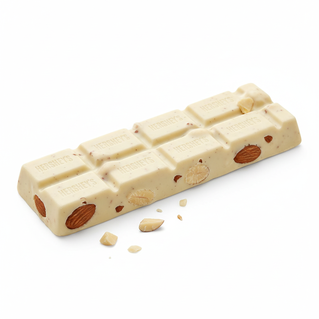 Hersheys White W/almonds