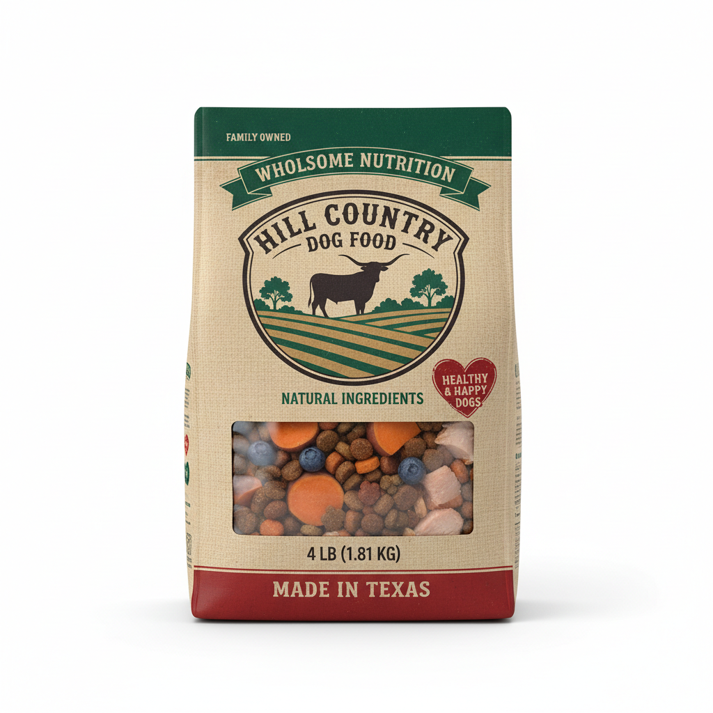 Hill Country Dog Food 4lb