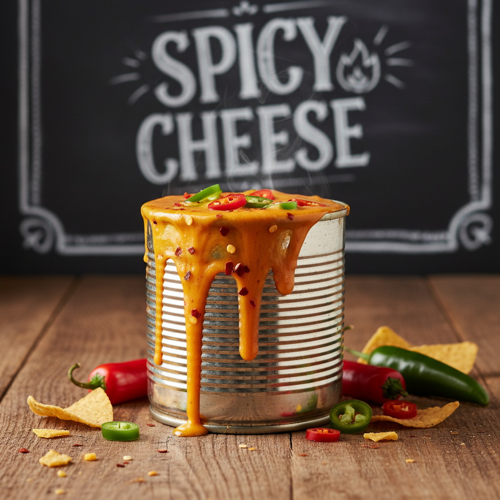 Hot Spicy Cheese Can