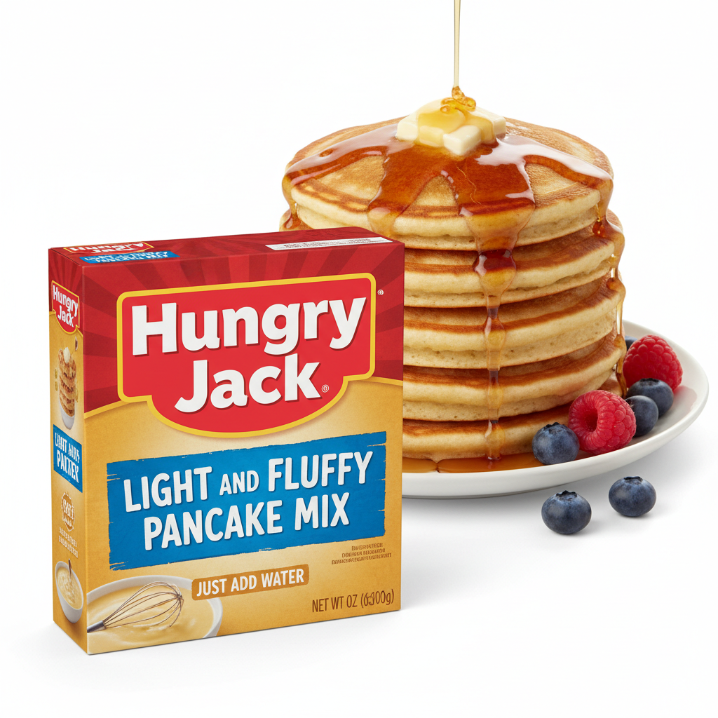 Hungry Jack Light And Fluffy Pancake Mix