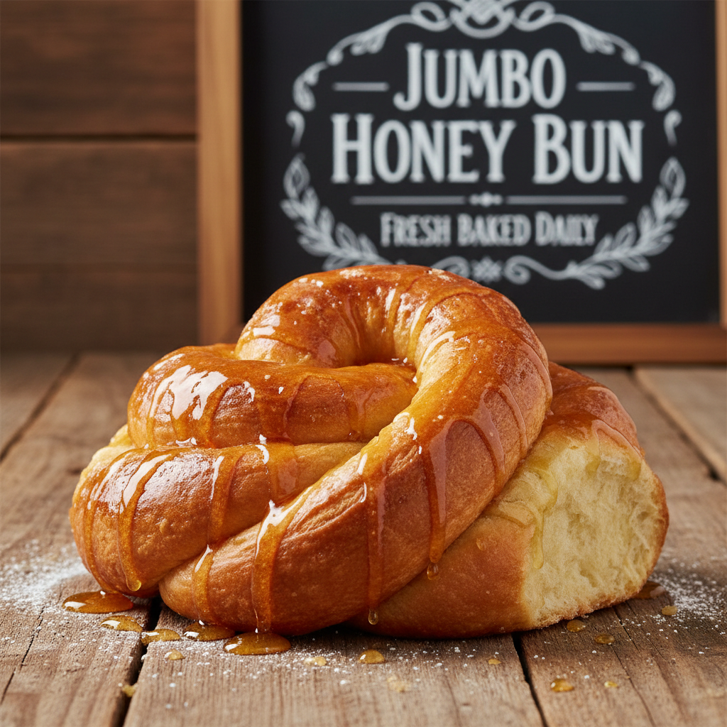 Jumbo Honey Bun