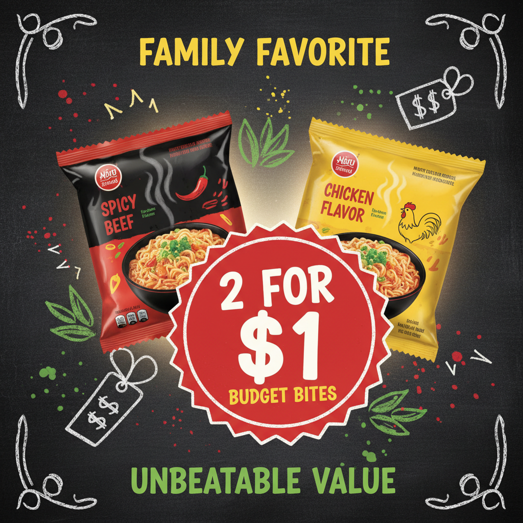 Ramen Noodle 2 X $1