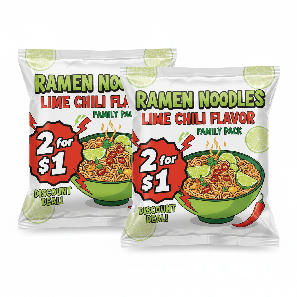 Ramen Noodles Lime Chili 2 X $1