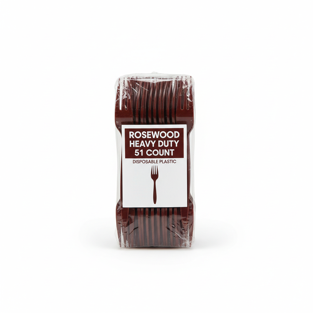 Rosewood Heavy Duty 51 Count Forks