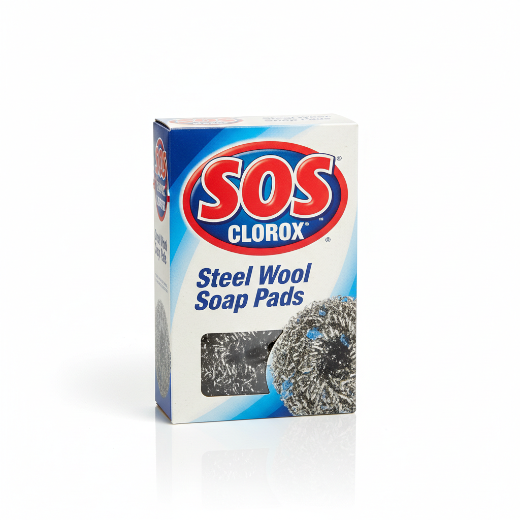 Sos Clorox Steel Wool Pads