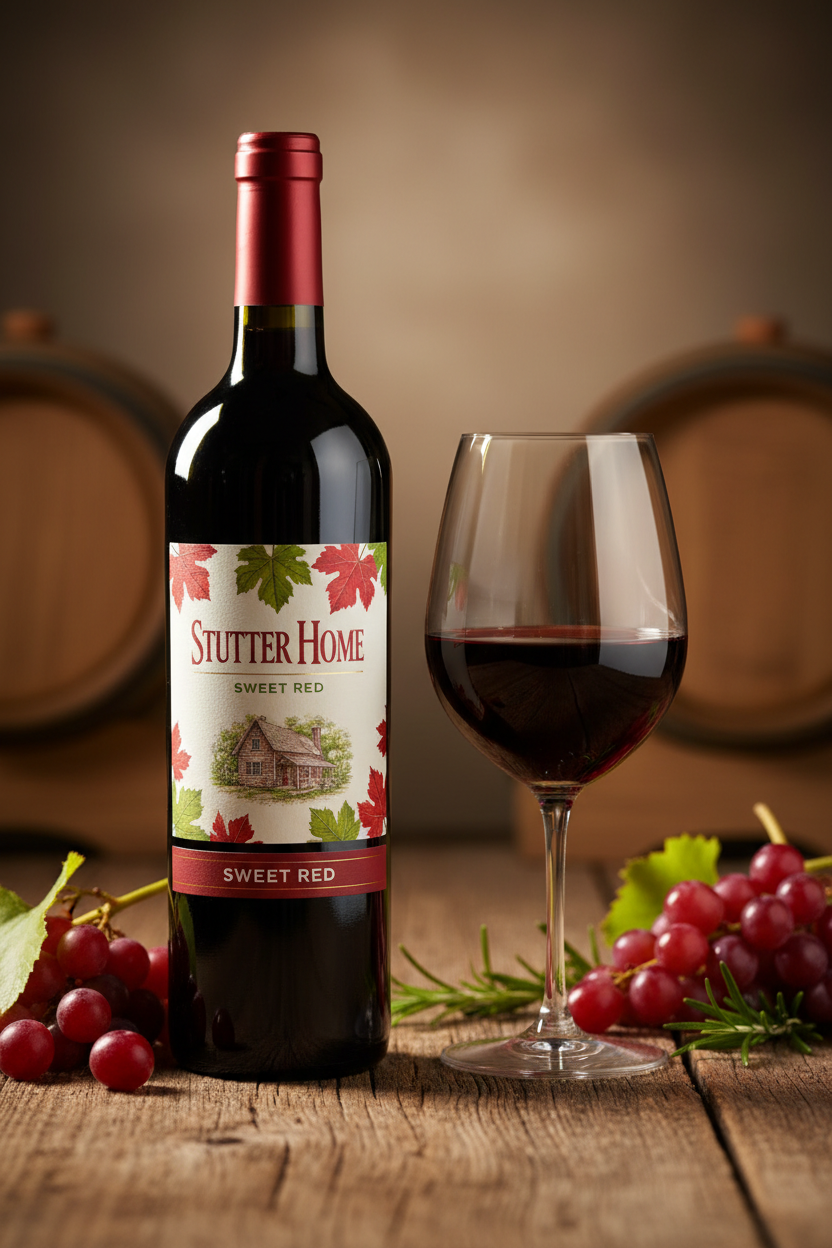 Stutter Home Wine Sweet Red