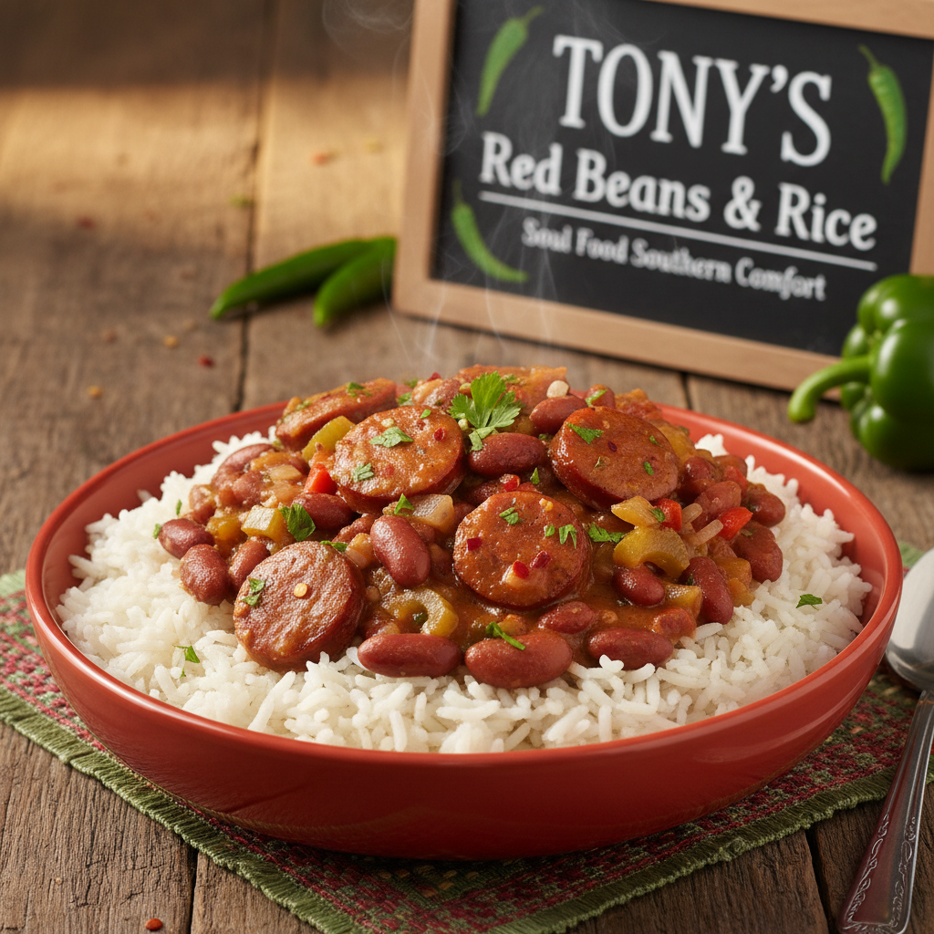Tonys Red Beansand Rice