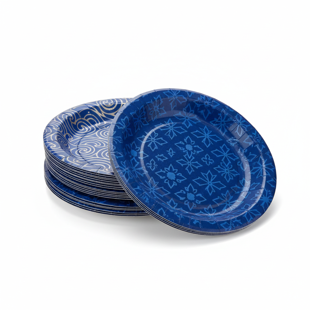 Unique Small Paper Plates Blue