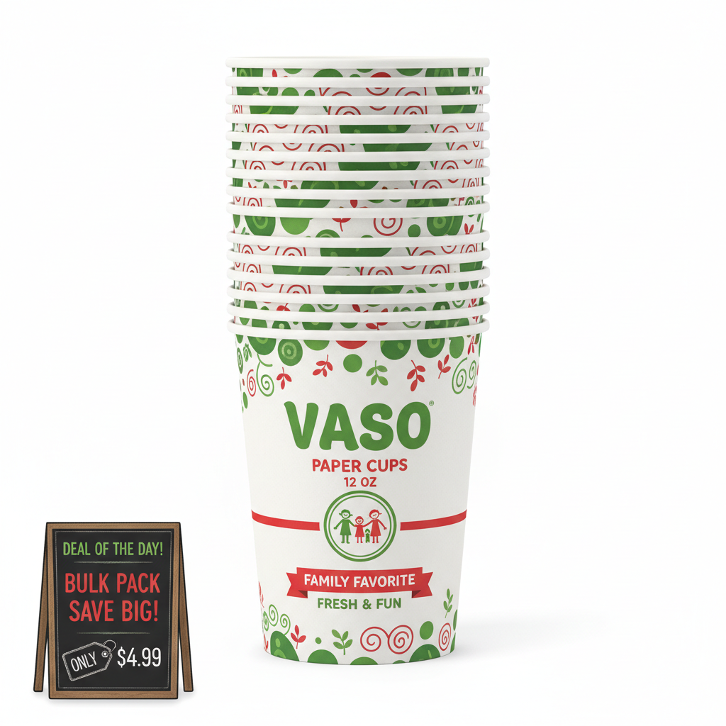 Vaso Paper Cups 12 Oz