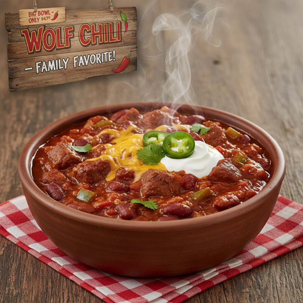 Wolf Chili With Beans
