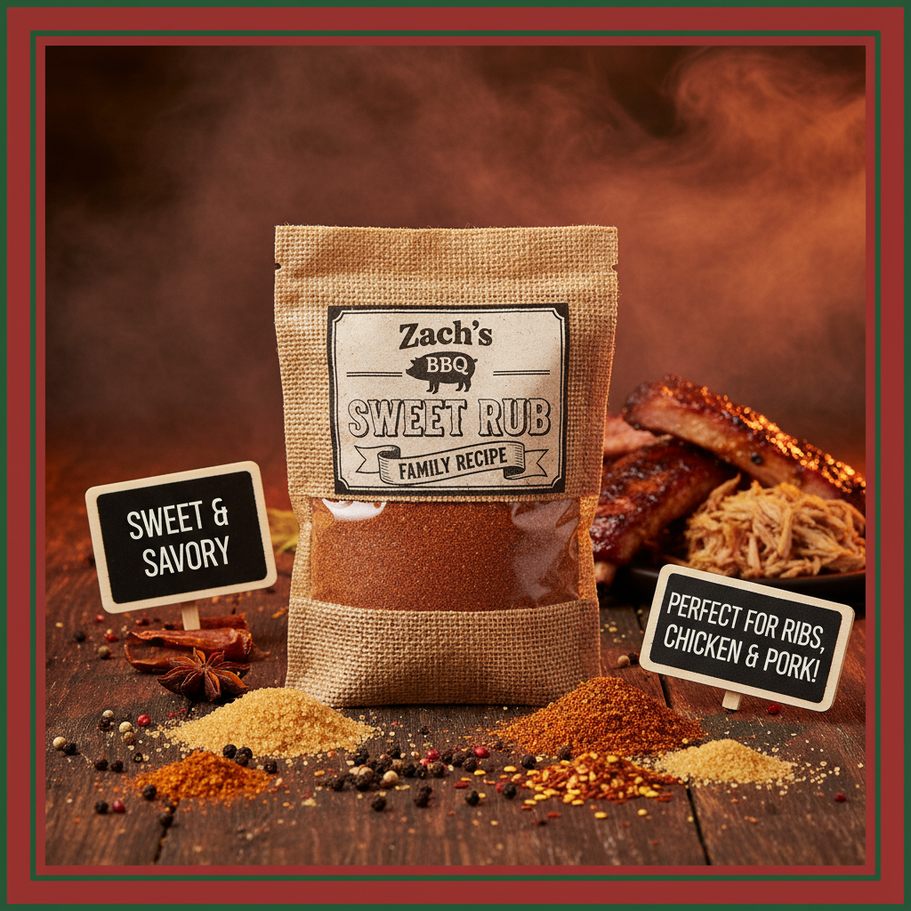 Zach Bbq Sweet Rud