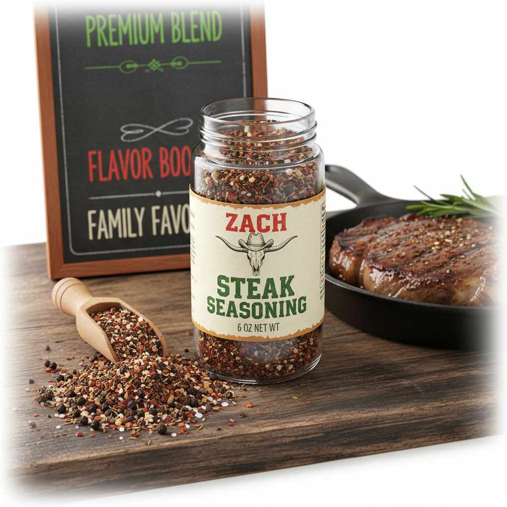 Zach Steak Seasiong 6 Oz