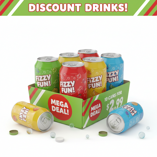 10 Can 7.5oz Soda