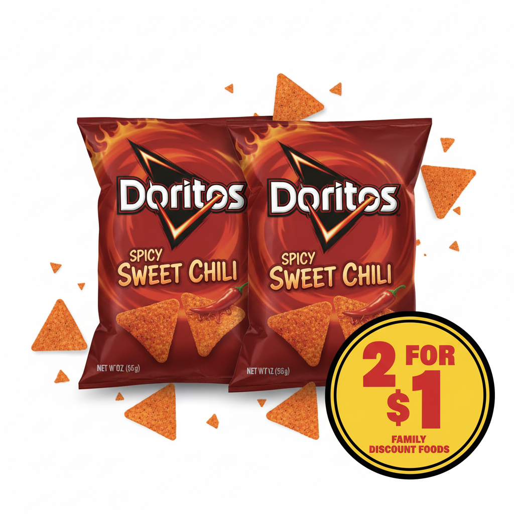 2/$1 Chip Doridos Spicy Sweet