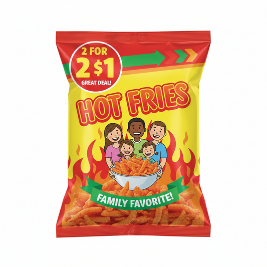 2/$1 Chip Hot Fries