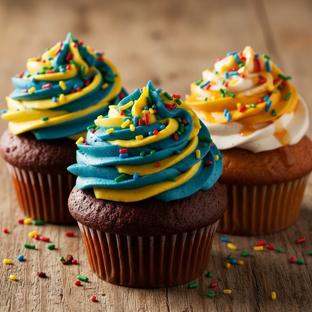 3x Cupcakes
