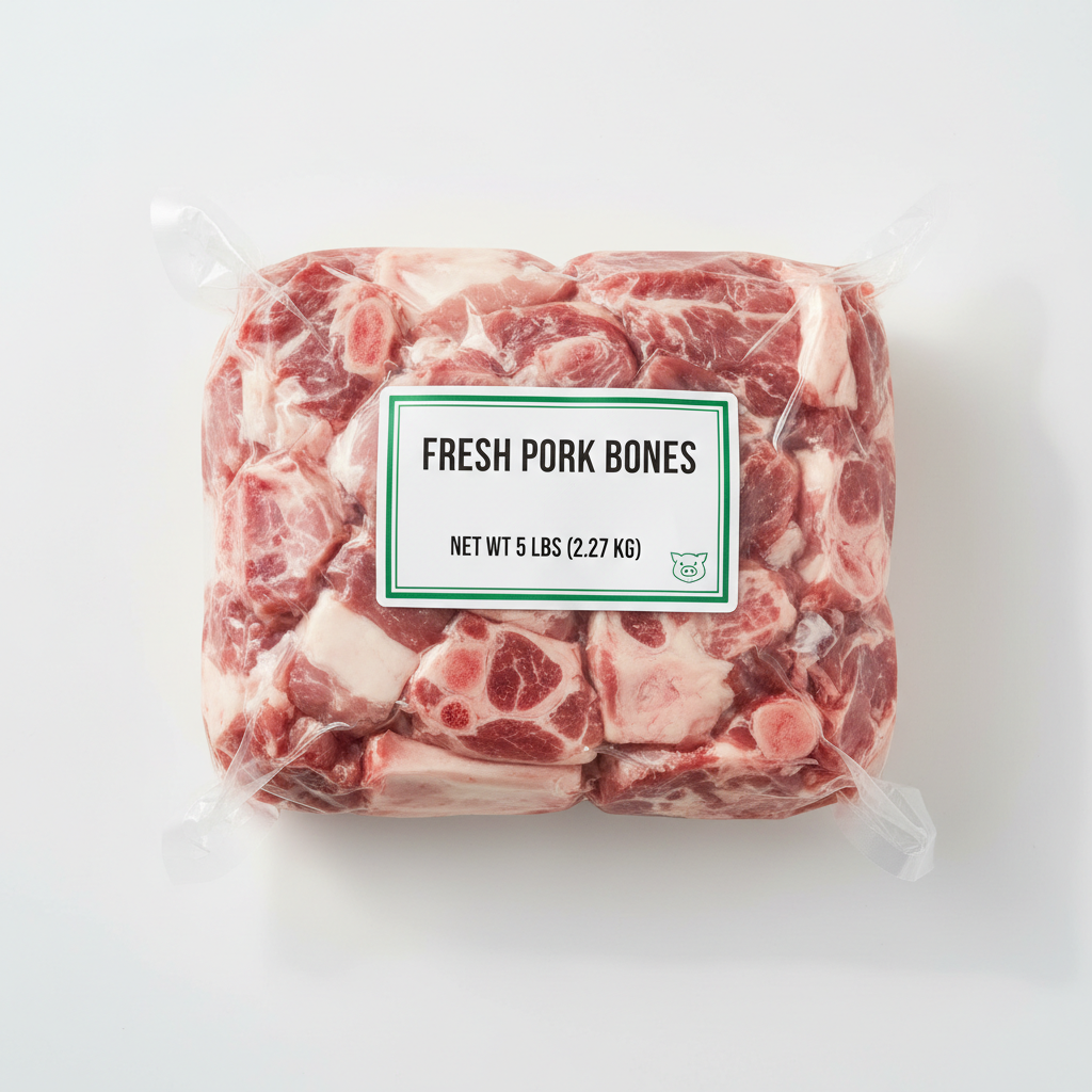 5 Lbs Bag Pork Bone