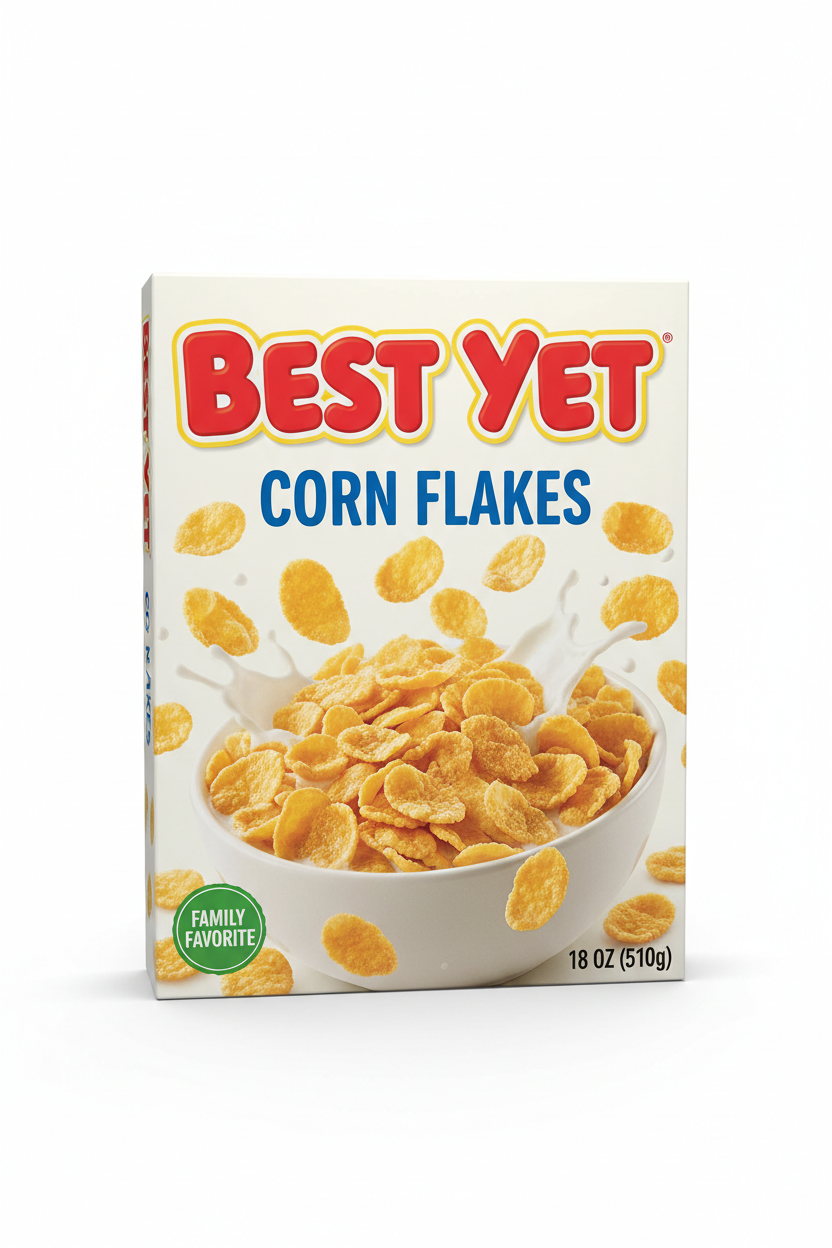 Best Yet Corn Flakes 18oz
