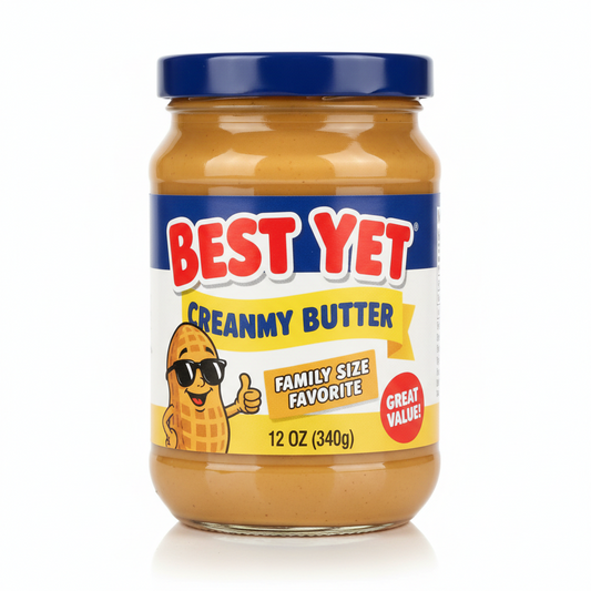 Best Yet Creamy Peanut Butter 12oz