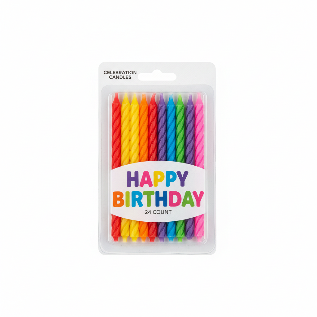 Birthday Candle 24 Conut