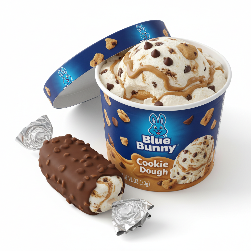 Blue Bunny Cookie Douge